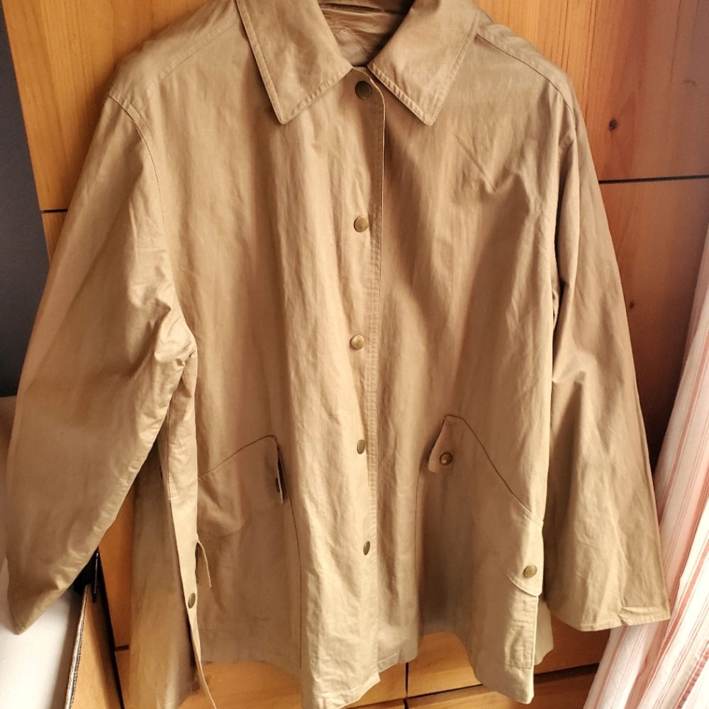 Thomas Burberry Tan Men's Raincoat Size L/XL